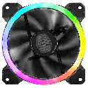 Ventilador Cooler Master MF120 S2 ARGB 120mm 3 Pines 16 LEDs para Gabinete MFW-B2DN-12NFA-S2