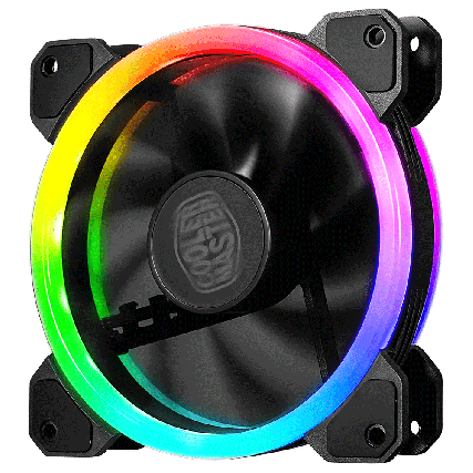 Ventilador Cooler Master MF120 S2 ARGB 120mm 3 Pines 16 LEDs para Gabinete MFW-B2DN-12NFA-S2