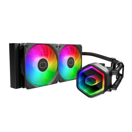 Enfriamiento líquido Cooler Master MasterLiquid 240 Core II ARGB para CPU 240mm negro