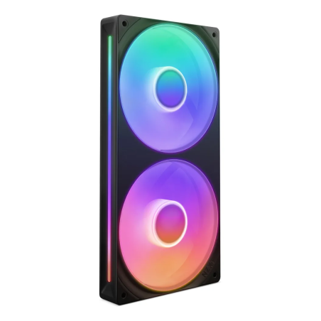 Kit ventiladores NZXT U240 Unibody RGB 240mm negro doble ventilador alto rendimiento