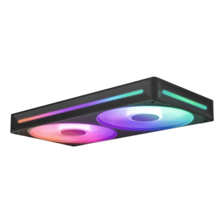 Kit ventiladores NZXT U240 Unibody RGB 240mm negro doble ventilador alto rendimiento