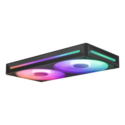 Kit ventiladores NZXT U240 Unibody RGB 240mm negro doble ventilador alto rendimiento