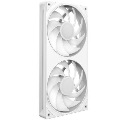 Ventilador NZXT F240 RGB Core 240mm blanco para gabinete alto flujo de aire