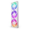 Ventilador NZXT U360 RGB 360mm blanco Uni-Body para gabinete alto rendimiento Ventilador NZXT U360 RGB 360mm blanco Uni-Body para gabinete alto rendimiento