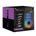 Kit 3 Ventiladores ARGB 120mm Xzeal XZ1100 XZVE100B para Gabinete PC Alto Flujo de Aire Kit 3 Ventiladores ARGB 120mm Xzeal XZ1100 XZVE100B para Gabinete PC Alto Flujo de Aire