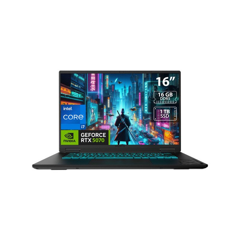 Laptop Gamer Gigabyte A16 16" Intel i7-13620H RTX 5070 16GB DDR5 1TB SSD 165Hz Laptop Gamer Gigabyte A16 16" Intel i7-13620H RTX 5070 16GB DDR5 1TB SSD 165Hz