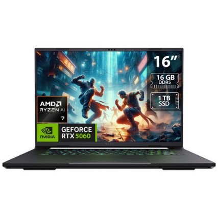 Laptop Gigabyte AERO X16 16" Ryzen AI 7 350 RTX 5060 16GB DDR5 1TB SSD 165Hz