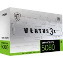 Tarjeta de Video MSI GeForce RTX 5080 Ventus 3X OC White 16GB GDDR7 PCIe 5.0 Triple Ventilador