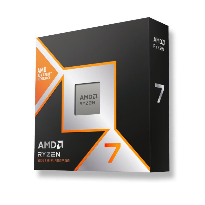 Procesador AMD Ryzen 7 9850X3D 8 Núcleos 4.7GHz AM5 con Gráficos Integrados, Sin disipador