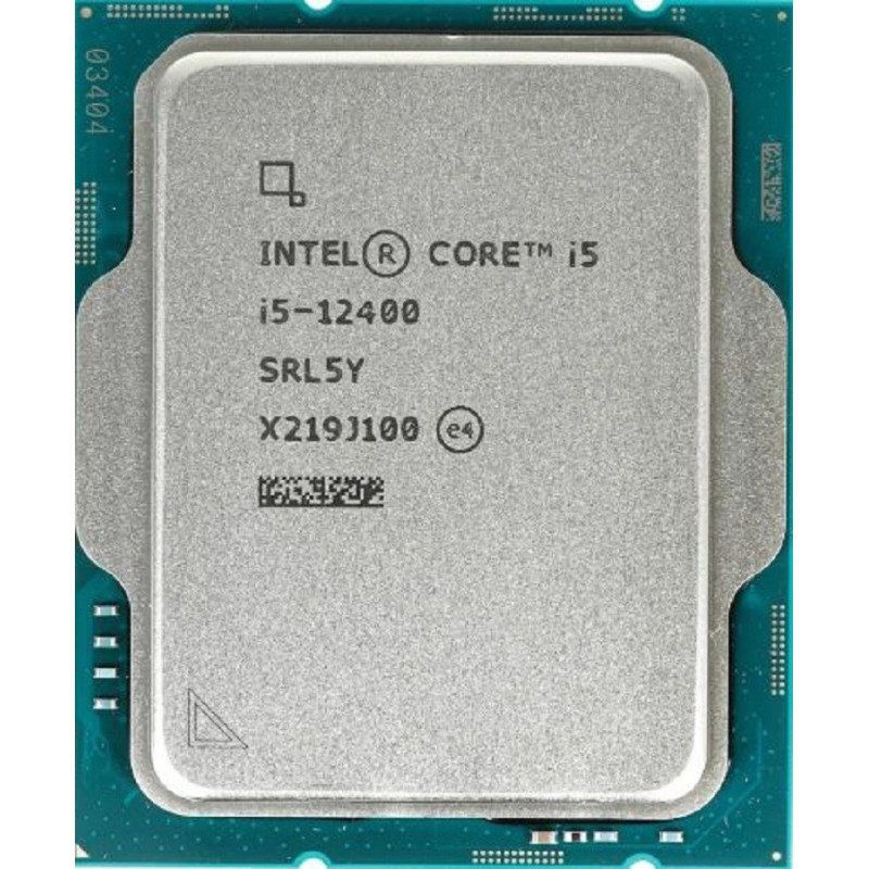 Procesador Intel Core i5-12400 Tray S-1700 6 núcleos hasta 4.40GHz 65W UHD Graphics, Sin ventilador