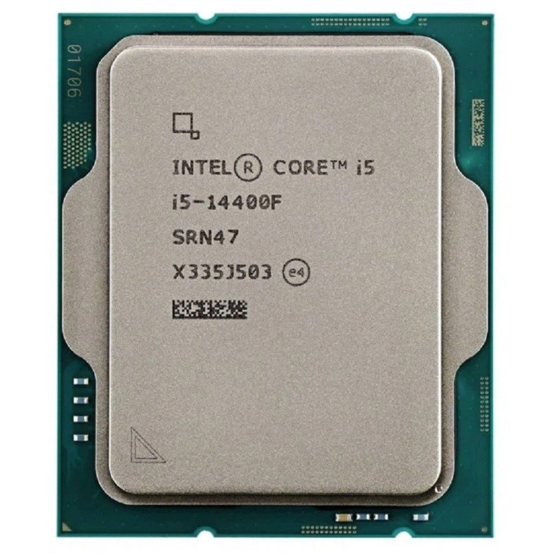 Procesador Intel Core i5-14400F Tray S-1700 10 Núcleos hasta 4.70GHz 65W Sin Gráficos, Sin Ventilador