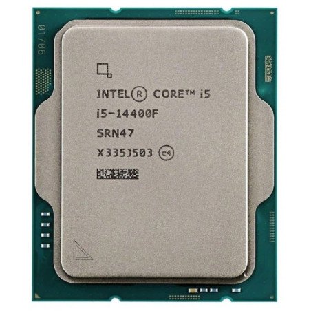 Procesador Intel Core i5-14400F Tray S-1700 10 Núcleos hasta 4.70GHz 65W Sin Gráficos, Sin Ventilador