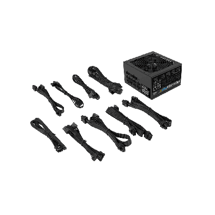 Fuente de Poder Aerocool Integrator 1000W 80 Plus Gold PCIe 5.0 ATX Alto Rendimiento