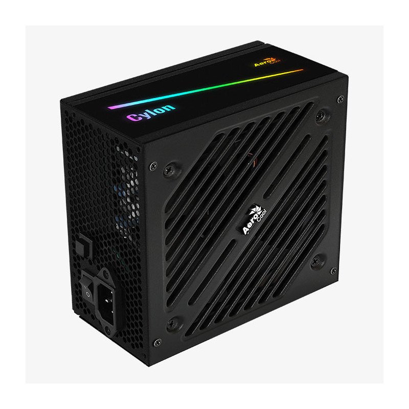 Fuente de Poder Aerocool Cylon 500W 80 Plus Bronze ARGB ATX Iluminación RGB