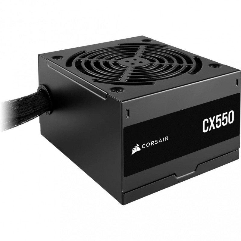 Fuente de Poder Corsair CX550 550W 80 Plus Bronze Ventilador 120mm Negro (CP-9020277-NA)