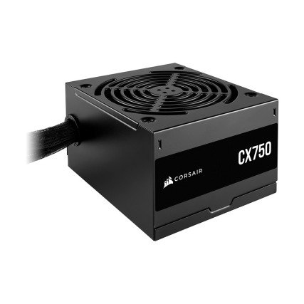 Fuente de Poder Corsair CX750 750W 80 Plus Bronze Ventilador 120mm Negro (CP-9020279-NA)