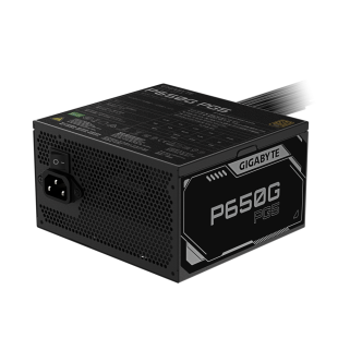 Fuente de Poder Gigabyte GP-P650G PG5 650W PCIe Gen5 16 Pines 80 Plus Gold Negro