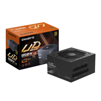 Fuente de Poder Gigabyte 850W 80 Plus Gold PCIe Gen5 Full Modular ATX 3.1 GP-UD850GM PG5
