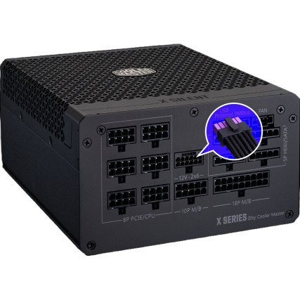 Fuente de Poder Cooler Master MPS 850W 80 Plus Platino ATX Alto Rendimiento