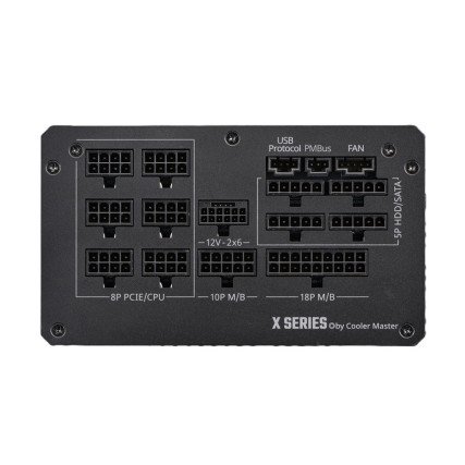 Fuente de Poder Cooler Master MPS 850W 80 Plus Platino ATX Alto Rendimiento