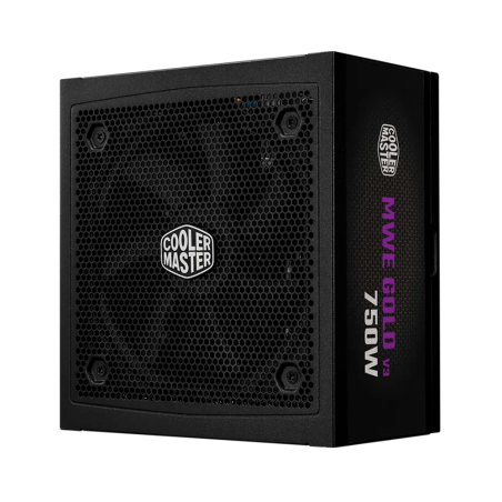 Fuente de Poder Cooler Master MWE Gold 750W V3 ATX 3.1 PCIe 5 Full Modular