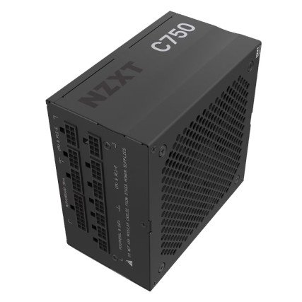 Fuente de Poder NZXT C750 750W 80 Plus Gold ATX Alta Eficiencia Negra