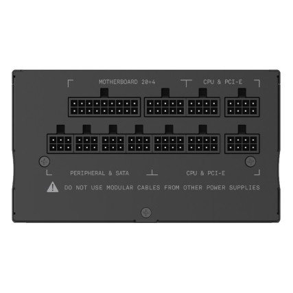 Fuente de Poder NZXT C750 750W 80 Plus Gold ATX Alta Eficiencia Negra