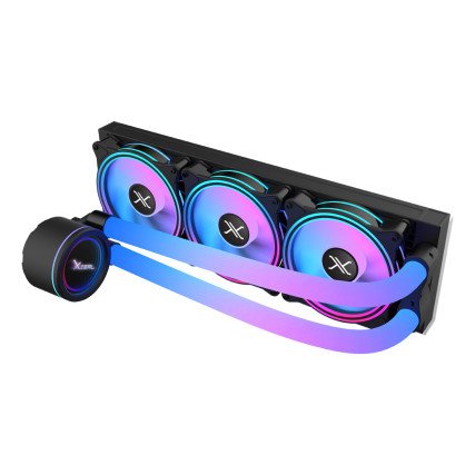 Enfriamiento Líquido XZEAL XZ414 ARGB 360mm para CPU Intel y AMD Alto Rendimiento