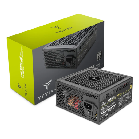 Fuente de Poder Yeyian Pegasus 1000W 80 Plus Platinum ATX Alto Rendimiento para PC Gamer