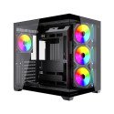 Gabinete Balam Rush Tank Core Ultra GM925 Negro Mid Tower ATX con Cristal Templado