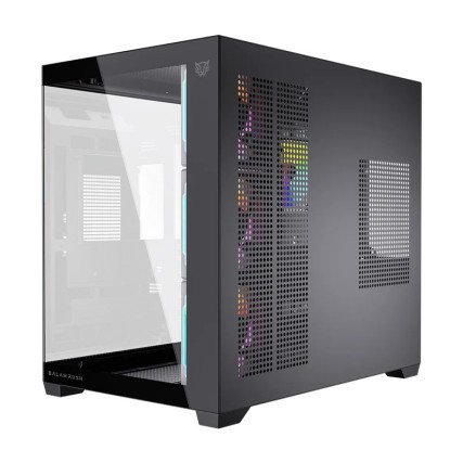 Gabinete Balam Rush Tank Core Ultra GM925 Negro Mid Tower ATX con Cristal Templado