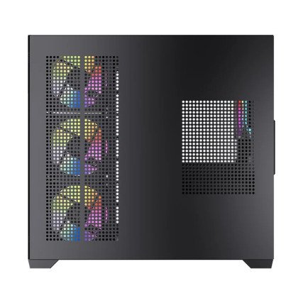 Gabinete Balam Rush Tank Core Ultra GM925 Negro Mid Tower ATX con Cristal Templado