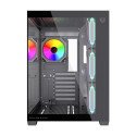 Gabinete Balam Rush Tank Core Ultra GM925 Negro Mid Tower ATX con Cristal Templado