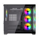 Gabinete Balam Rush Tank Core Ultra GM925 Negro Mid Tower ATX con Cristal Templado