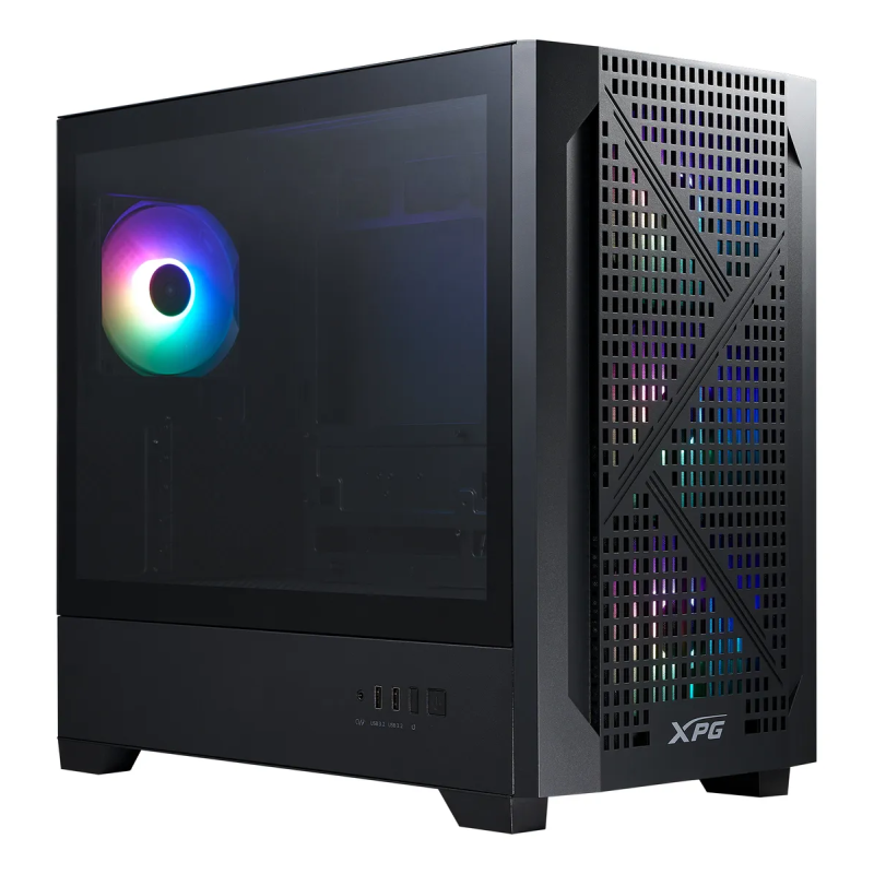 Gabinete Gamer XPG Lander 300 Mid Tower Negro ATX con Cristal Templado