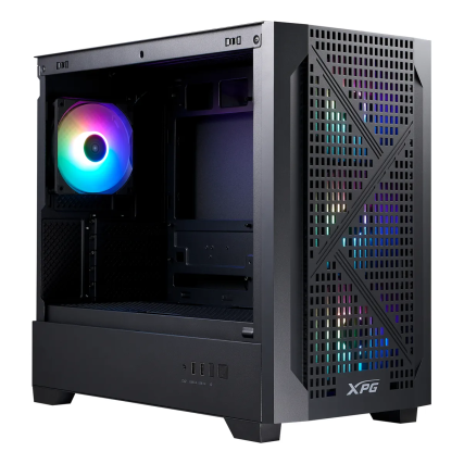 Gabinete Gamer XPG Lander 300 Mid Tower Negro ATX con Cristal Templado