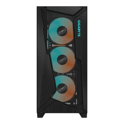 Gabinete Gigabyte Glass C301 E-ATX Negro con 4 Ventiladores ARGB y Cristal Templado