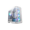 Gabinete Gamer MSI MAG PANO M100R PZ White Micro-ATX con Cristal Panorámico ARGB y USB-C