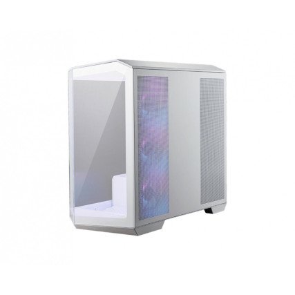 Gabinete Gamer MSI MAG PANO M100R PZ White Micro-ATX con Cristal Panorámico ARGB y USB-C