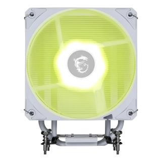 Enfriamiento de Aire MSI MAG CoreFrozr AA13 White ARGB 120mm para CPU Intel LGA1851/1700 y AMD AM5/AM4