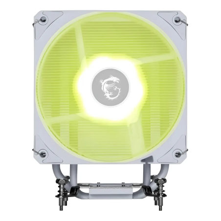 Enfriamiento de Aire MSI MAG CoreFrozr AA13 White ARGB 120mm para CPU Intel LGA1851/1700 y AMD AM5/AM4