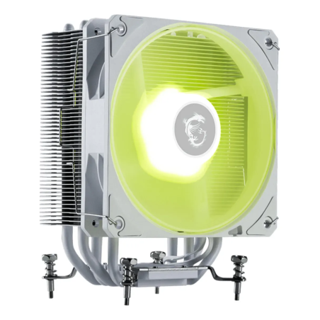 Enfriamiento de Aire MSI MAG CoreFrozr AA13 White ARGB 120mm para CPU Intel LGA1851/1700 y AMD AM5/AM4