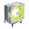 Enfriamiento de Aire MSI MAG CoreFrozr AA13 White ARGB 120mm para CPU Intel LGA1851/1700 y AMD AM5/AM4