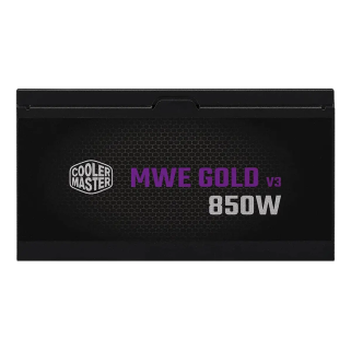 Fuente de Poder Cooler Master MWE Gold V3 850W 80 Plus Gold ATX 3.1 PCIe 5.1 Negra