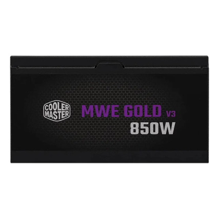 Fuente de Poder Cooler Master MWE Gold V3 850W 80 Plus Gold ATX 3.1 PCIe 5.1 Negra