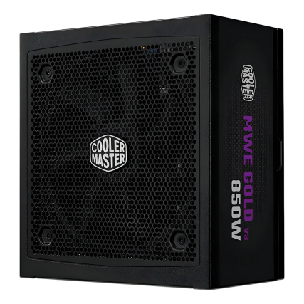 Fuente de Poder Cooler Master MWE Gold V3 850W 80 Plus Gold ATX 3.1 PCIe 5.1 Negra