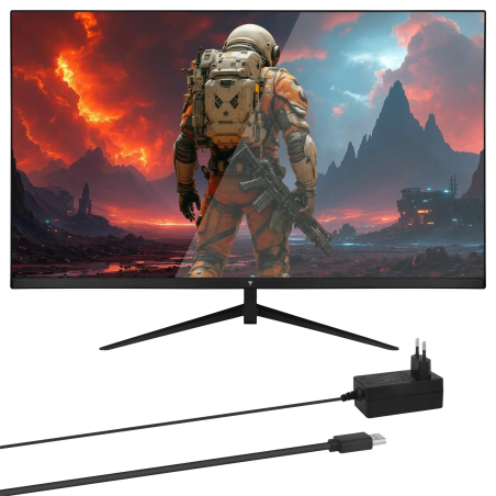 Monitor Gamer Yeyian Elysium 27" Fast IPS 180Hz Full HD 1ms Plano Negro