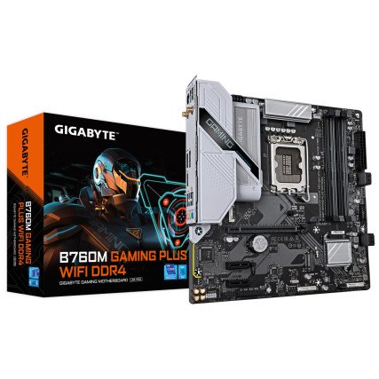Motherboard Gigabyte B760M G Pro WIFI DDR4 LGA1700 Micro ATX 4xDDR4 3200MHz HDMI DP