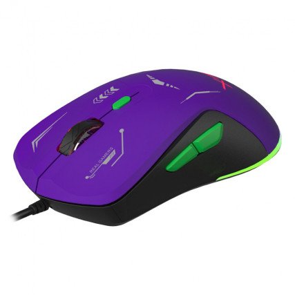 Mouse XZEAL XZ-401 Longinus RGB 7200 DPI 6 Botones Gamer Alámbrico Alto Rendimiento