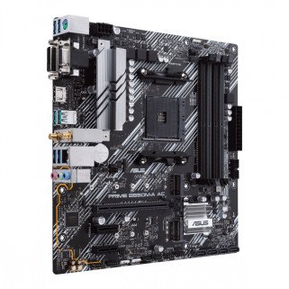 Tarjeta Madre ASUS PRIME B550M-A AC AM4 Micro ATX WiFi AC DDR4 PCIe 4.0 M.2 para Ryzen